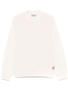 Carhartt WIP: Белый свитер 
