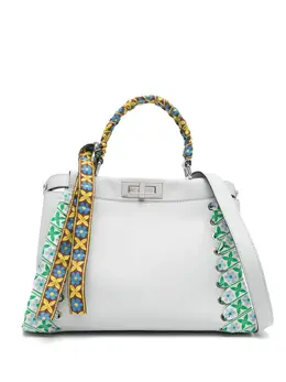 Fendi Pre-Owned: Светлая сумка-шоппер 