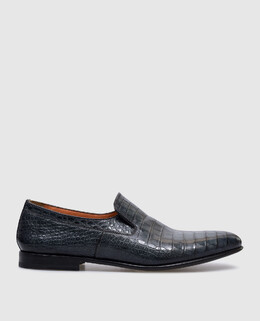 Santoni: Сині туфлі 