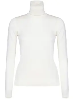 Max Mara: Белый свитер 