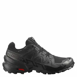 Salomon: Чёрные кроссовки 