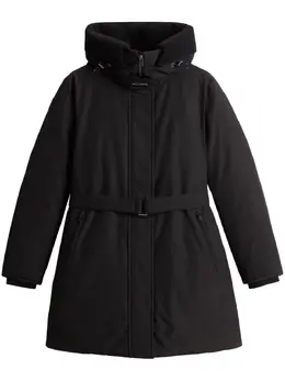 Woolrich: Чёрный пуховик  Arctic