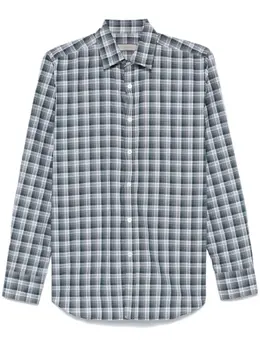 Canali: Зелёная рубашка 