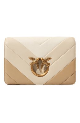 Pinko: Бежевая сумка  Love