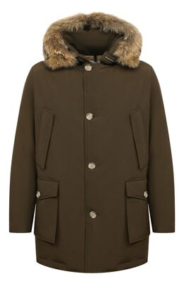 Woolrich: Пуховик с капюшоном 