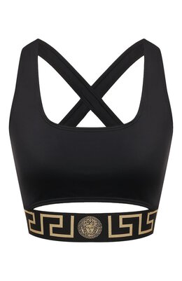 Versace: Топ с поясом 