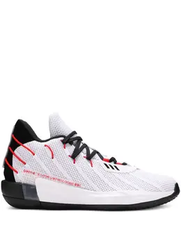 adidas: Белые кроссовки  Dame 7