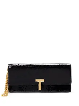 TOM FORD: Чёрный клатч 