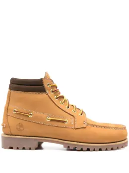 Timberland: Бежевые ботинки 