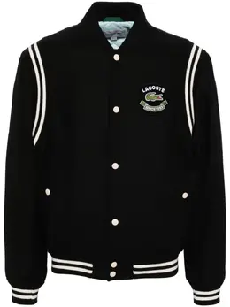 Lacoste: Чёрная куртка 