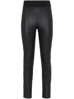 Brunello Cucinelli: Кожаные легинсы 