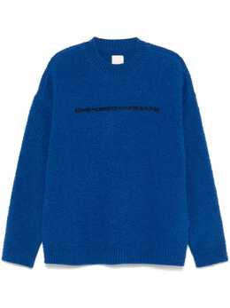 Emporio Armani: Свитер с принтом 