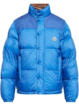 Moncler: Голубая куртка 