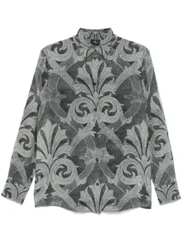 ETRO: Шёлковая рубашка  Baroque