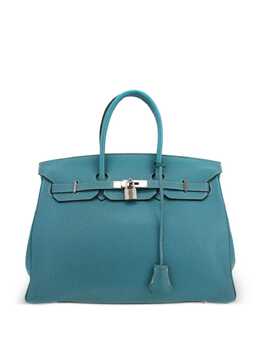 Hermès Pre-Owned: Голубая сумка 