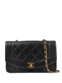 CHANEL Pre-Owned: Чёрная сумка 