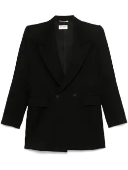 Saint Laurent: Двубортный жакет 