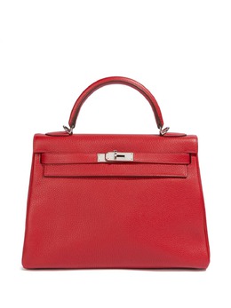 Hermès Pre-Owned: Красная сумка-шоппер 