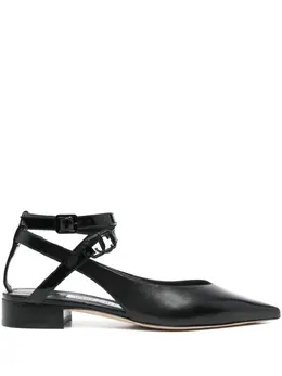 Jimmy Choo: Чёрные балетки 