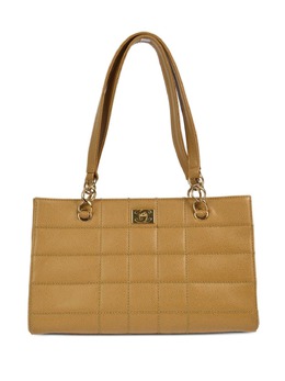 CHANEL Pre-Owned: Бежевая сумка 