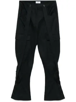 Off-White: Чёрные брюки 