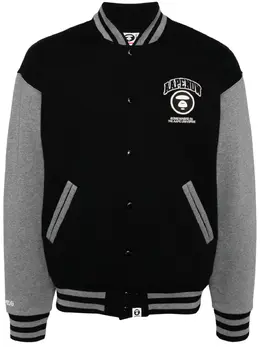 AAPE BY *A BATHING APE®: Чёрная куртка 