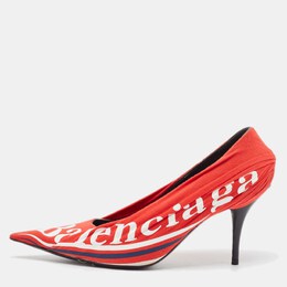 Balenciaga: Красные туфли  Knife