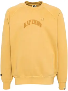 AAPE BY *A BATHING APE®: Жёлтый свитер 