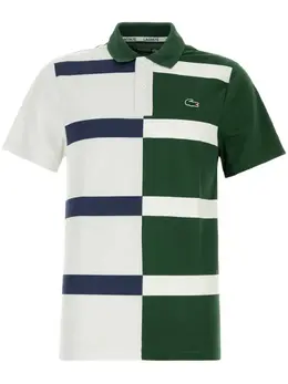 Lacoste: Зелёное поло 