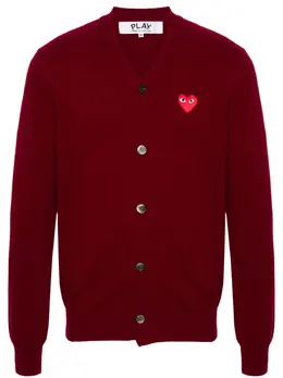 Comme Des Garçons Play: Кардиган с v-образным вырезом 