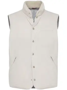 Brunello Cucinelli: Белый жилет 