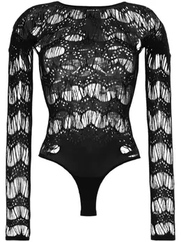 Saint Laurent: Чёрный боди 