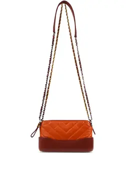 CHANEL Pre-Owned: Оранжевый кошелёк 