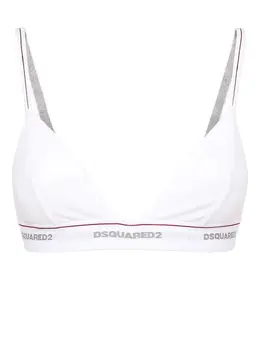 DSQUARED2: Белый бюстгальтер 