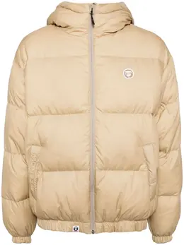 AAPE BY *A BATHING APE®: Бежевая куртка 