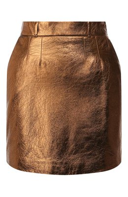 Saint Laurent: Кожаная юбка 
