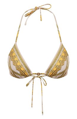 Versace: Топ с поясом 