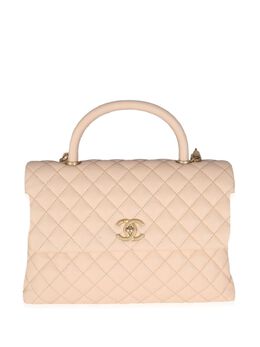 CHANEL Pre-Owned: Бежевая сумка на руку 