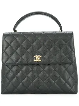 CHANEL Pre-Owned: Чёрная сумка 