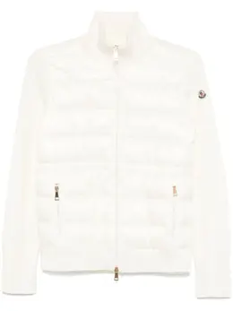 Moncler: Белая куртка 