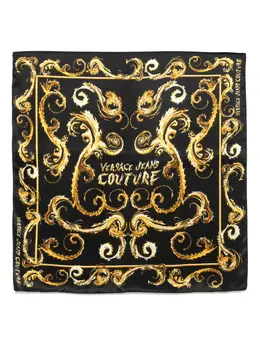 Versace Jeans Couture: Чёрный шарф 