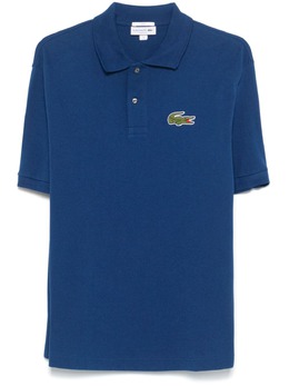 Lacoste: Голубое поло 