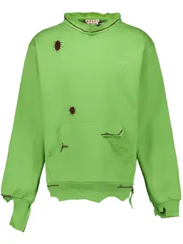 Marni: Зелёный свитшот 
