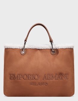 EMPORIO ARMANI: Коричневі сумки 