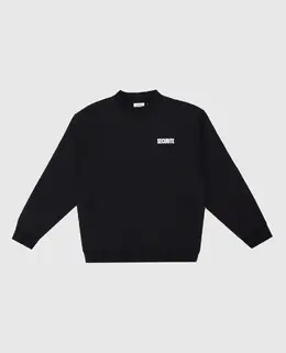 Vetements: Чёрный свитшот 