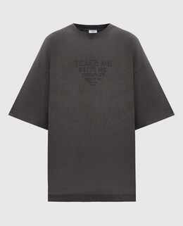 Vetements: Серая футболка 