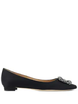 Manolo Blahnik: Чёрные лоферы  Hangisiflat