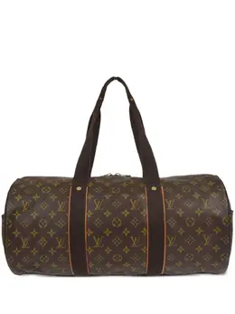 Louis Vuitton Pre-Owned: Коричневая спортивная сумка 