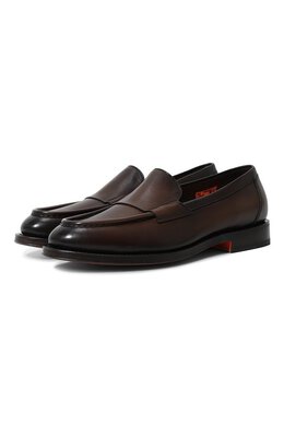 Santoni: Коричневые туфли 