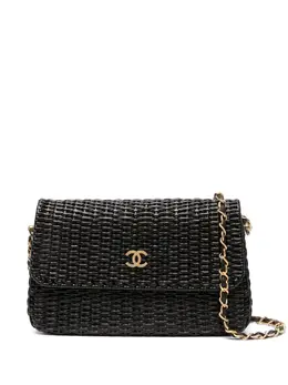 CHANEL Pre-Owned: Чёрная сумка 